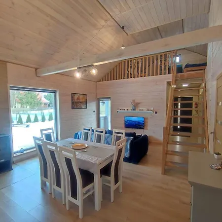 Mazury Dom Olus Nad Jeziorem Sasek Wielki Z Goraca Balia Z Funkcja Jakuzzi Дом отдыха Щитно