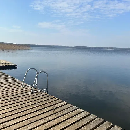 Mazury Dom Olus Nad Jeziorem Sasek Wielki Z Goraca Balia Z Funkcja Jakuzzi בית נופש