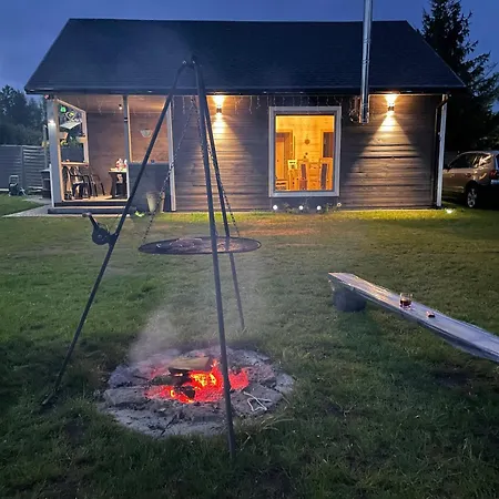 Mazury Dom Olus Nad Jeziorem Sasek Wielki Z Goraca Balia Z Funkcja Jakuzzi