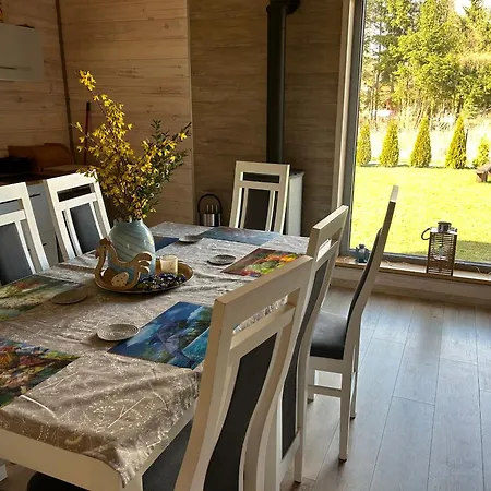 בית נופש Mazury Dom Olus Nad Jeziorem Sasek Wielki Z Goraca Balia Z Funkcja Jakuzzi שצ'יטנו