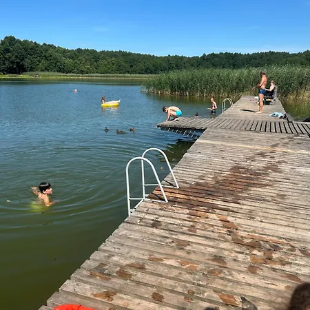 בית נופש Mazury Dom Olus Nad Jeziorem Sasek Wielki Z Goraca Balia Z Funkcja Jakuzzi שצ'יטנו