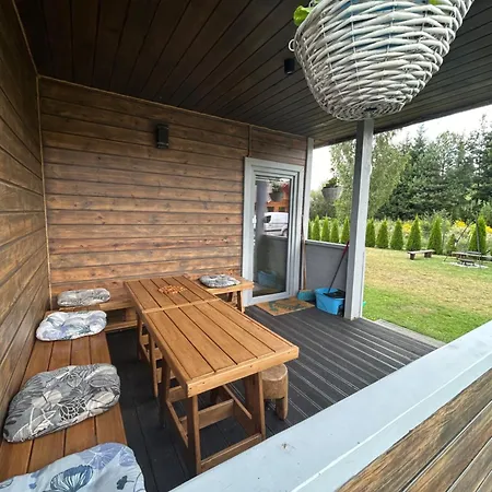 Mazury Dom Olus Nad Jeziorem Sasek Wielki Z Goraca Balia Z Funkcja Jakuzzi