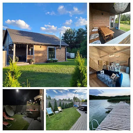 Holiday home Mazury Dom Olus Nad Jeziorem Sasek Wielki Z Goraca Balia Z Funkcja Jakuzzi