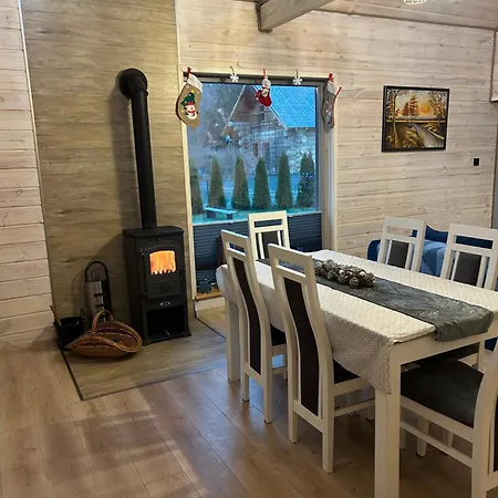 Mazury Dom Olus Nad Jeziorem Sasek Wielki Z Goraca Balia Z Funkcja Jakuzzi Casa de Férias *